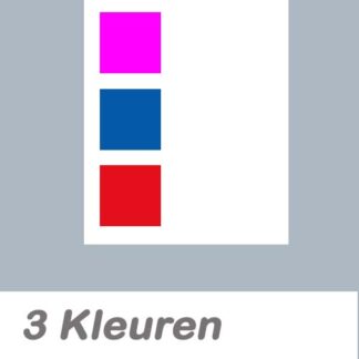 Bedrukte tape 3 kleuren