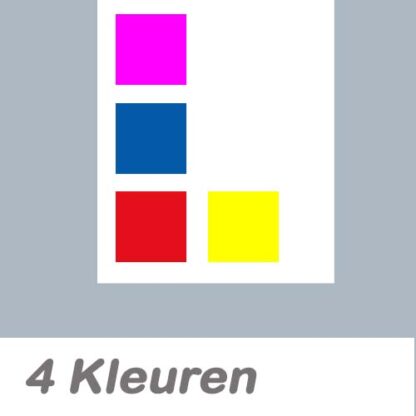 Bedrukte tape 4 kleuren